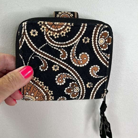 Vera Bradley Caffe’ Latte Square Wallet - Picture 2 of 3